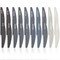 Honoson 20 Pcs Sanding Sticks for Plastic Models Polishing Sticks Assorted Metal and Wood Sanding Tools Accessory for Model Craft Amateur Beginner(Low Grits Rating,Moon Style)